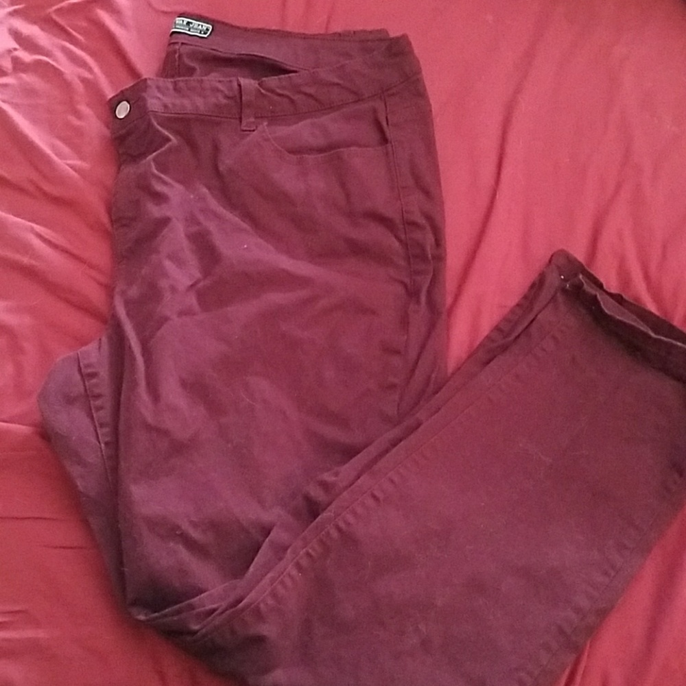 Wax Jean colored jeans from Wet Seal +