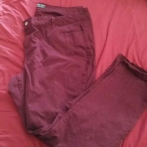 Wax Jean colored jeans from Wet Seal +