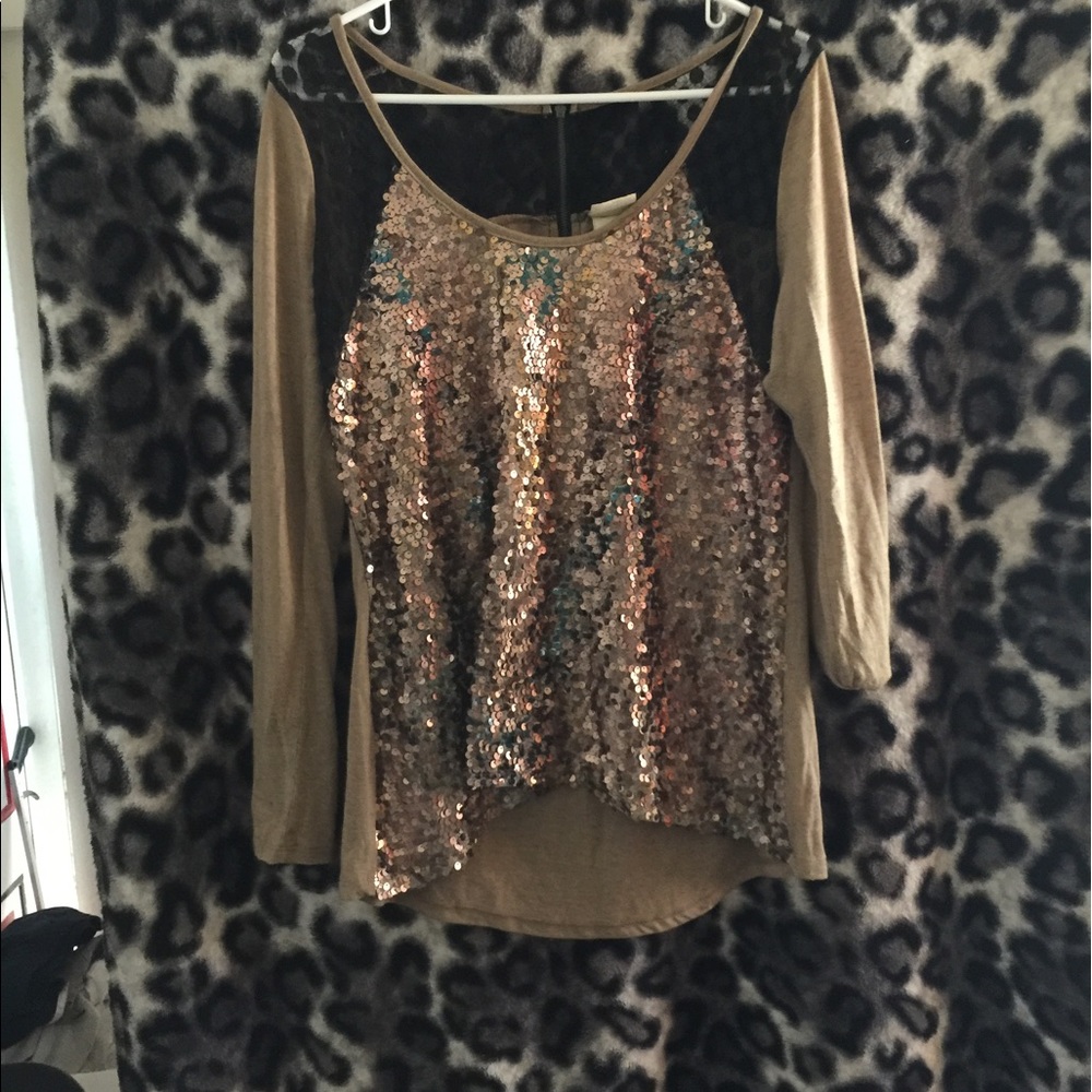 Daytrip sequin blouse