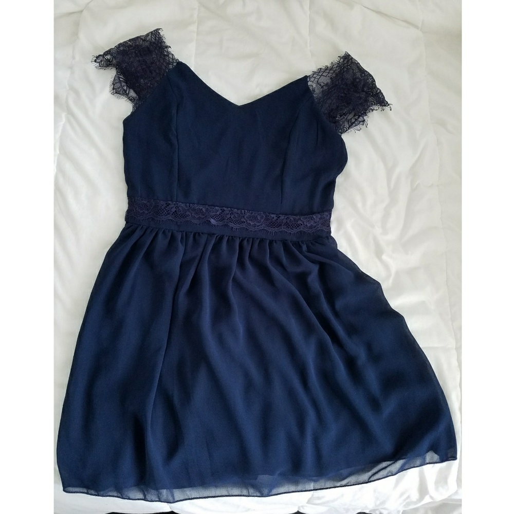 Navy blue dress
