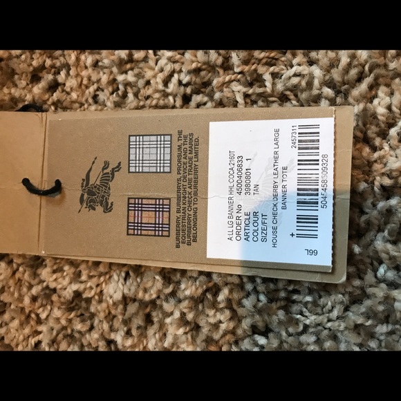 Burberry large banner tote - Picture 6 of 8