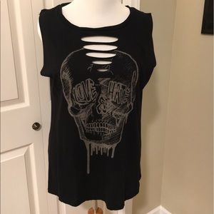 Torrid punk rock inspired Tshirt- size 1