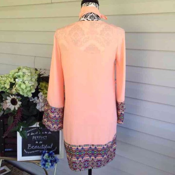 Pink Owl Boutique Tribal Trim 2 Piece Dress - Picture 3 of 4