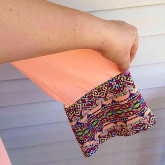 Pink Owl Boutique Tribal Trim 2 Piece Dress - Picture 4 of 4