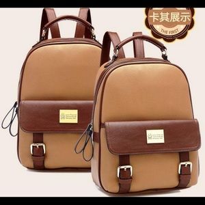 Brown backpack