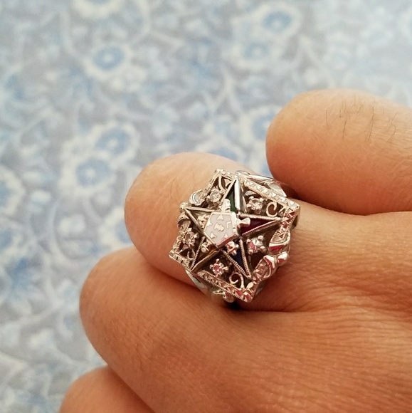 14k white gold, real!!! - Picture 1 of 2