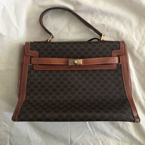 Vintage Celine Bag. Kelly style.