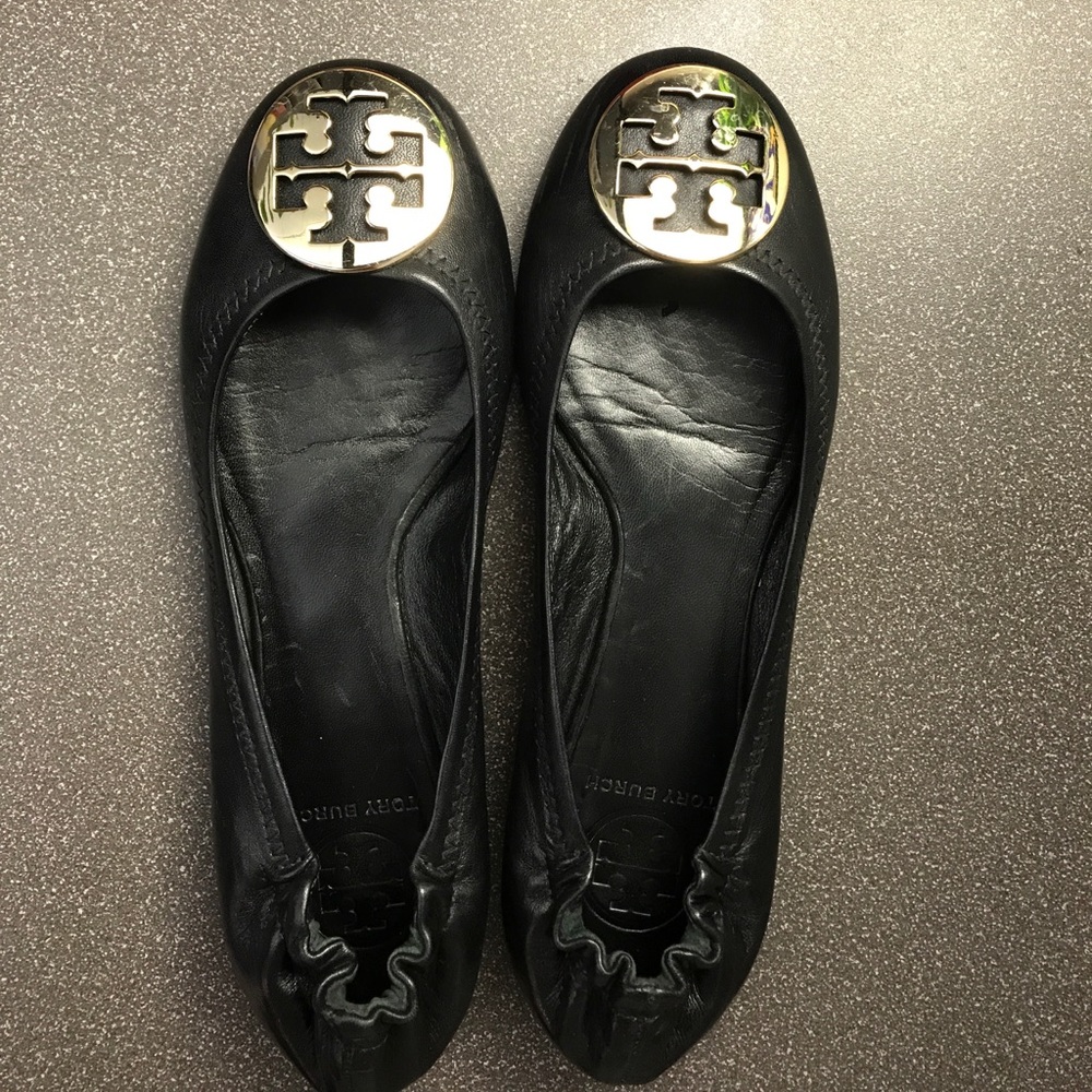 Like new Authentic tory burch reva flat size 7b