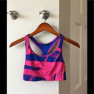 Reversible sports bra