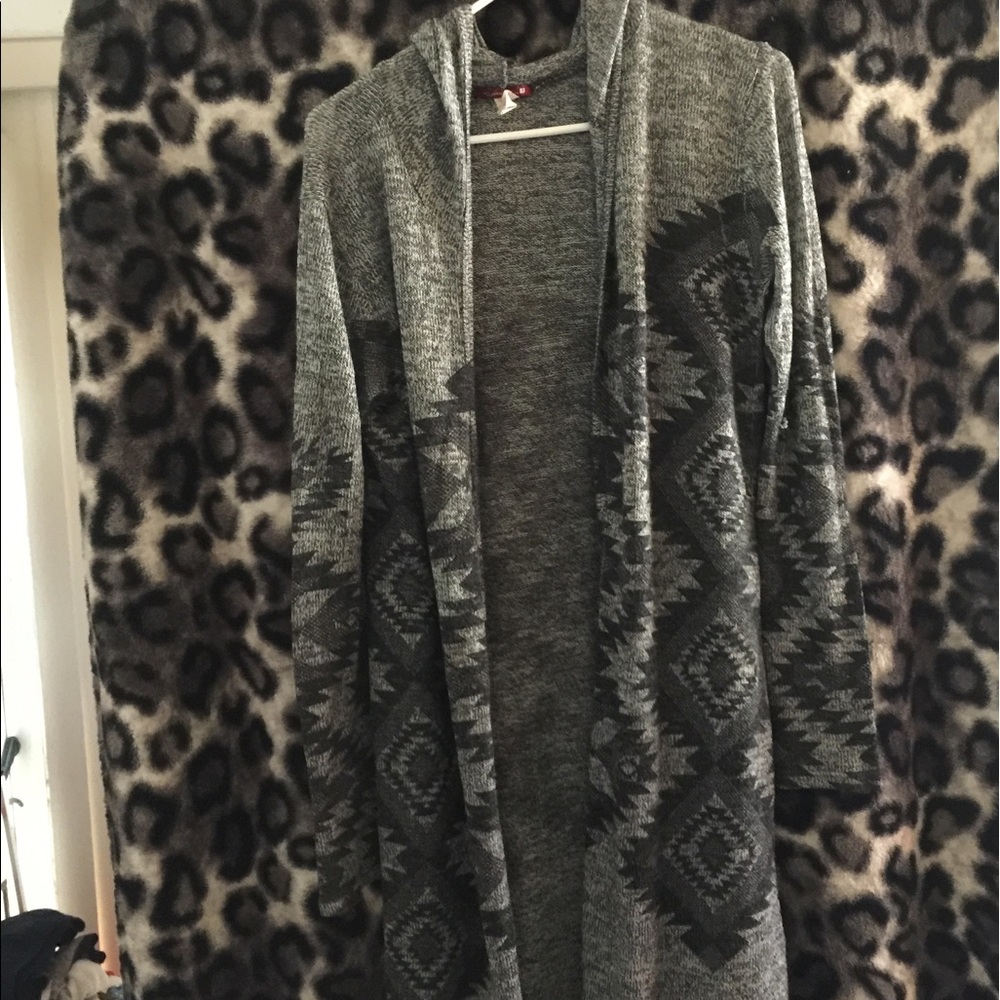 Long sleeve tribal sweater