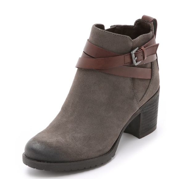 Sam Edelman hannah gray suede ankle bootie - Picture 5 of 8