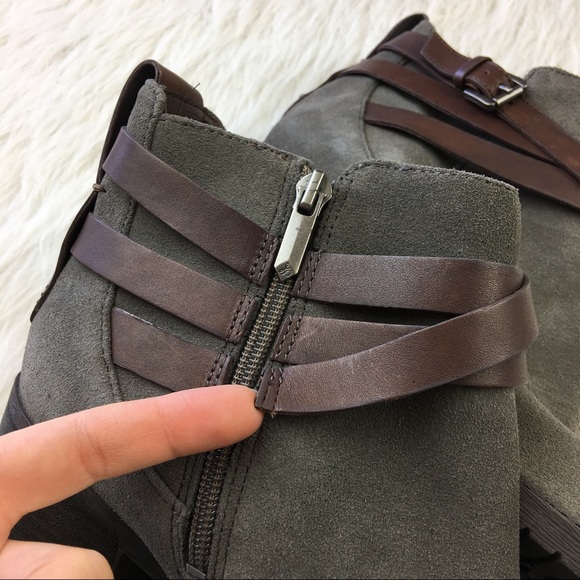 Sam Edelman hannah gray suede ankle bootie - Picture 8 of 8