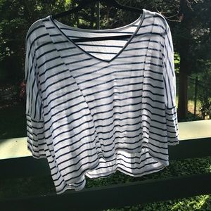 Casual striped billabong top