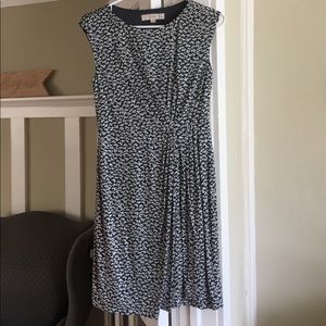 NWOT LOFT floral wrap style dress