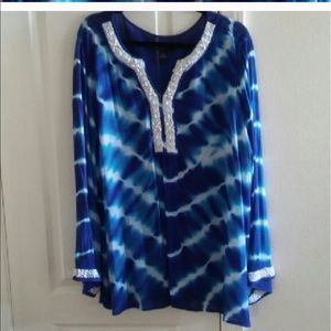 Blue tie dye by Inc