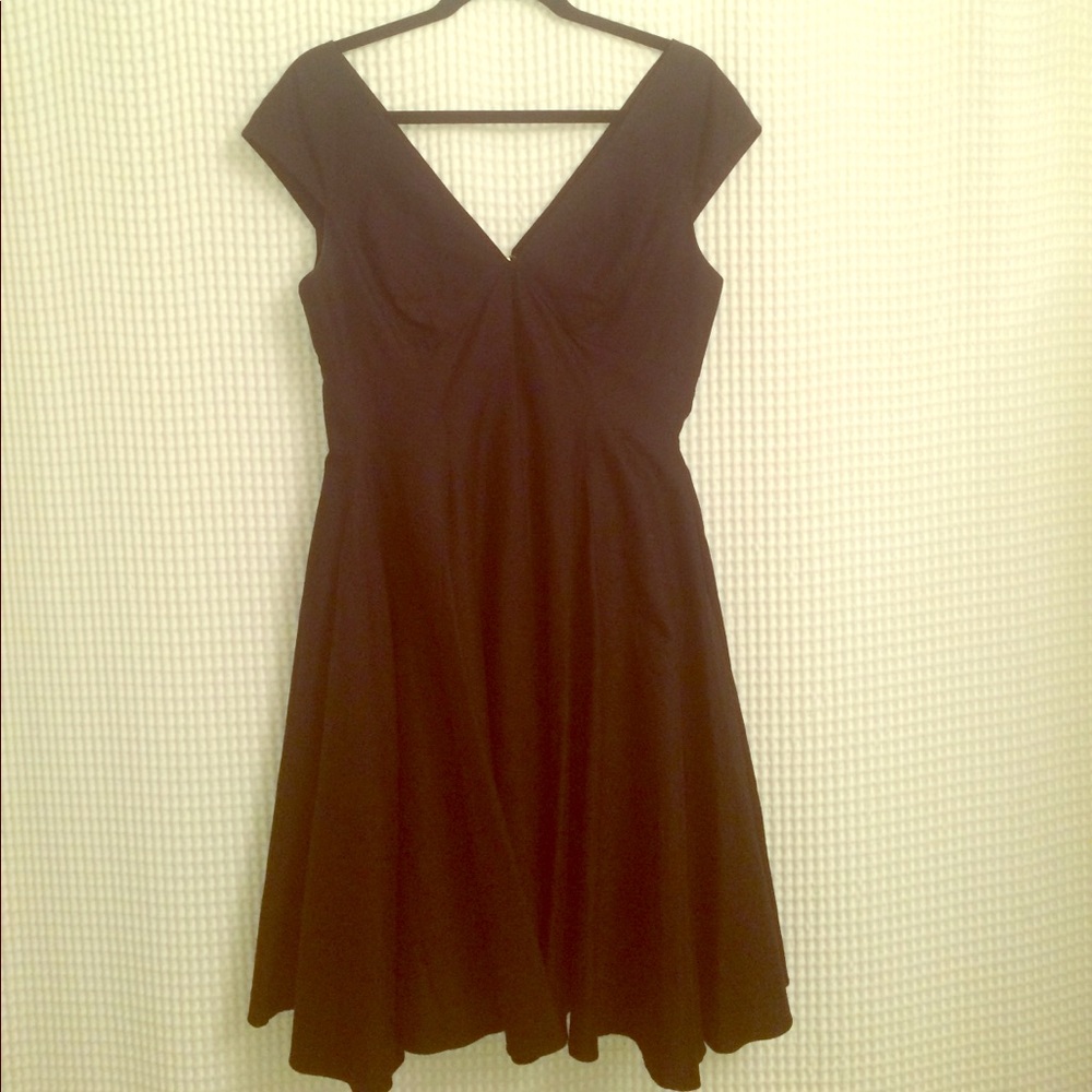 Peter Som Black Cocktail Dress