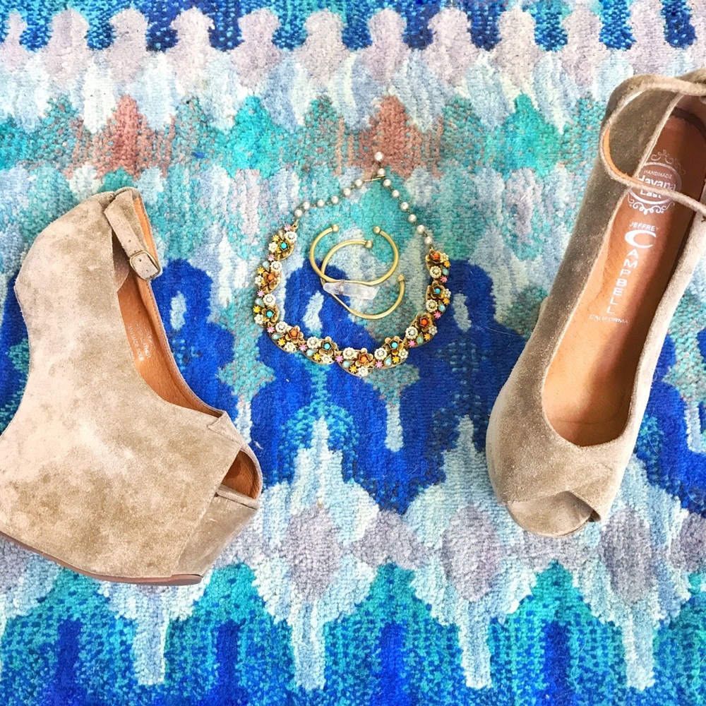 Jeffrey Campbell TWILIGHT Peep Toe Platforms! ✨🔮