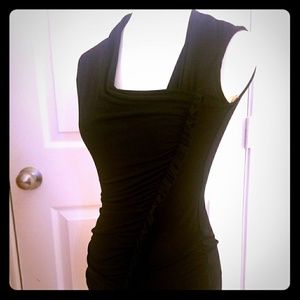Fitted Black Evening Dress