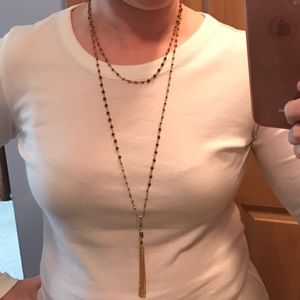 Gitane Tassel Necklace-Gold