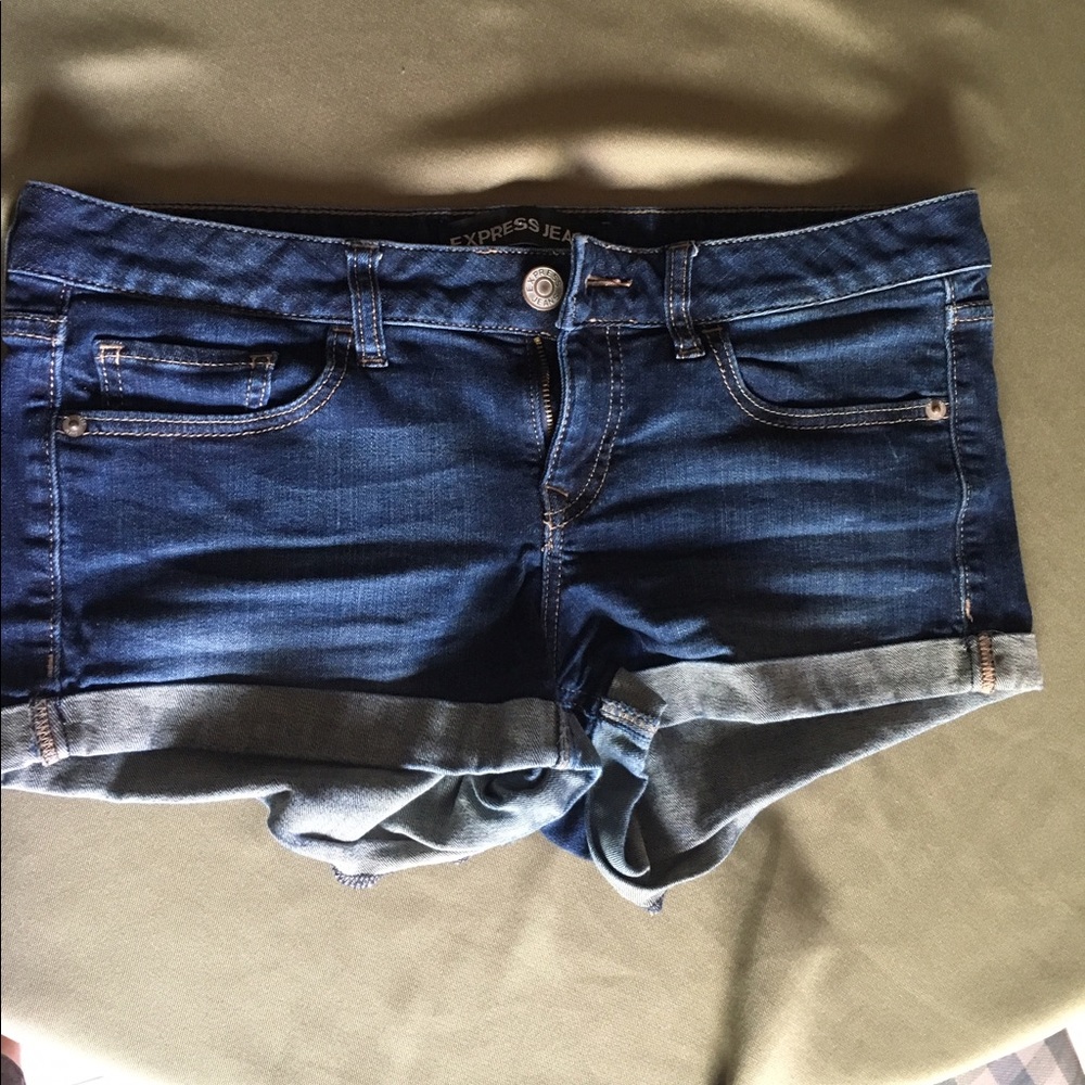 Express jean shorts