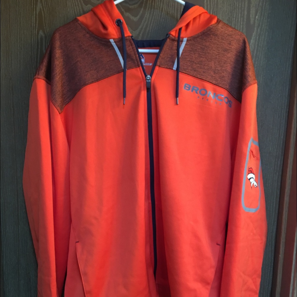Men's long-sleeve warm hoodie--Broncos official