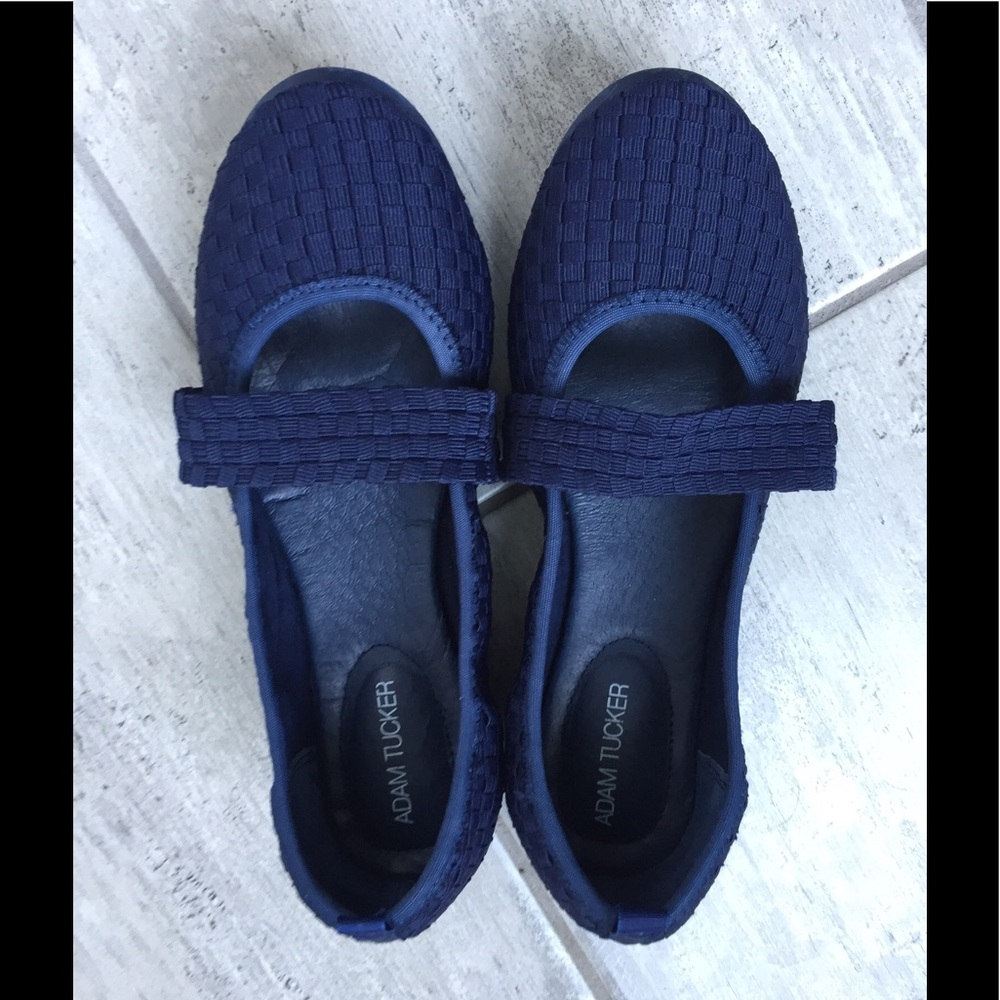 New Stretch woven Mary Jane flats 7M -Adam Tucker