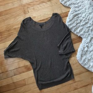 Drapey open knit express sweater