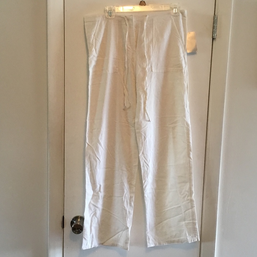 White Linen Pants