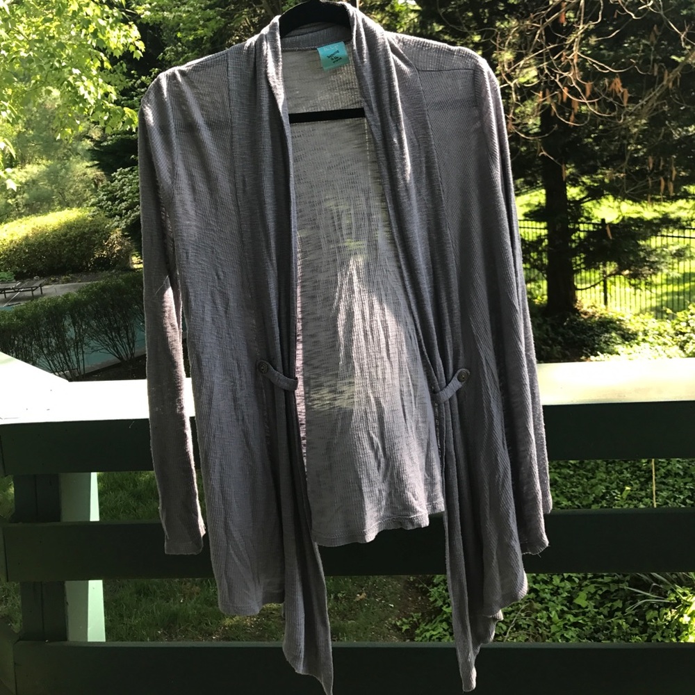 Grey cardigan
