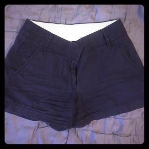 J. Crew chino shorts navy