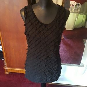 Carole Little ruffled shirt