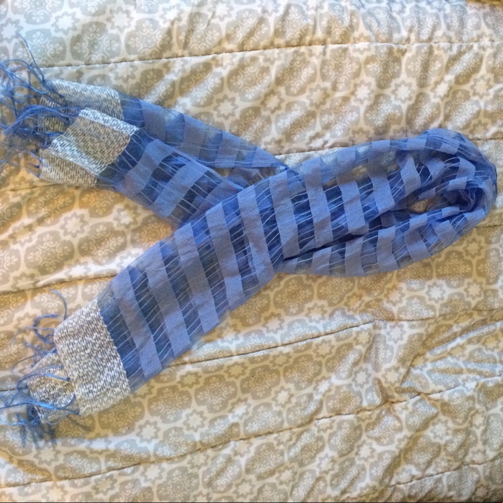 Beautiful Airy Periwinkle Scarf