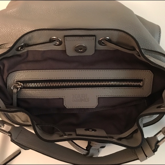 76 off Karl Lagerfeld Handbags SALE Karl Lagerfeld Textured leather