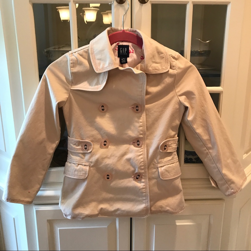 For Sale Gap  girls raincoat size 6/7 - Picture 2 of 6
