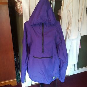 L.L Bean purple rain coat