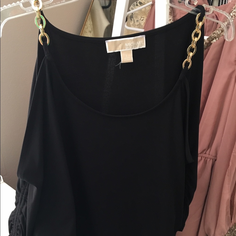 Michael Kors black top (or dress on those shorter)