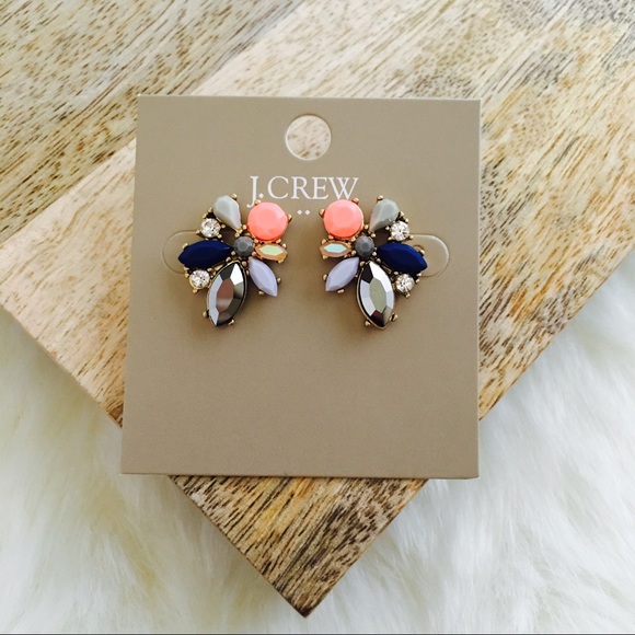 J. Crew Gemstone Cluster Earrings - Picture 3 of 3