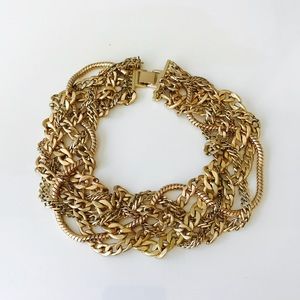 BCBG Braided Chain Necklace