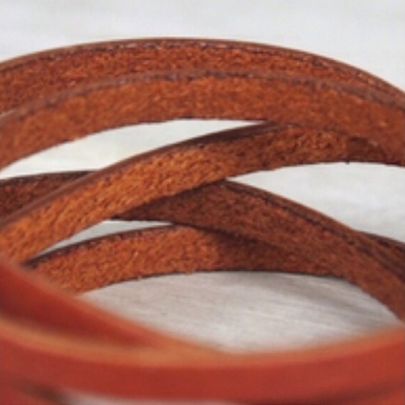 Back in stock Real leather wrapping bracelet - Picture 3 of 3