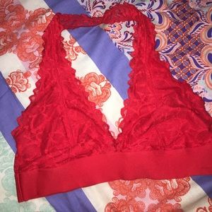 VS Bright Red Bralette size S