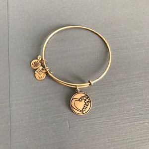 Alex and Ani Gold Whole Heart Bracelet