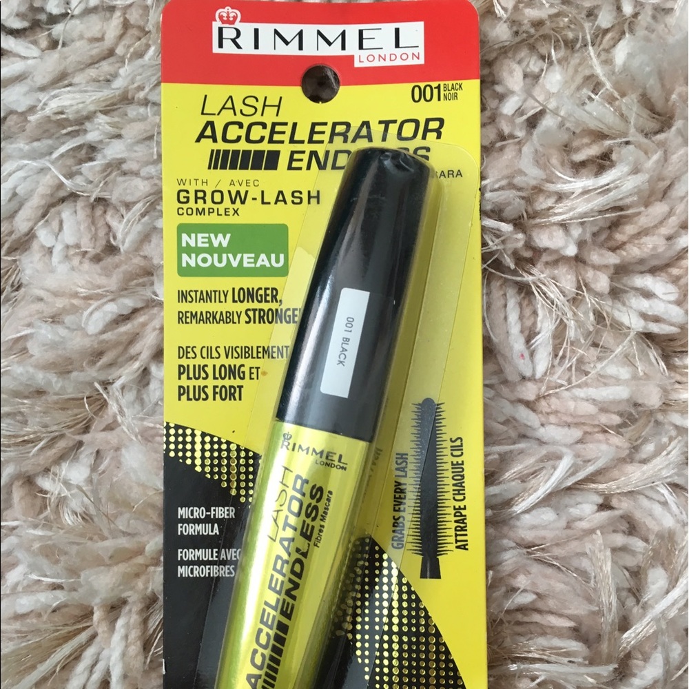 Rimmel London Lash Accelerator Mascara, Black