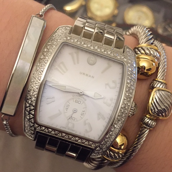 ?Michele Urban blanc diamond watch ? main image 7