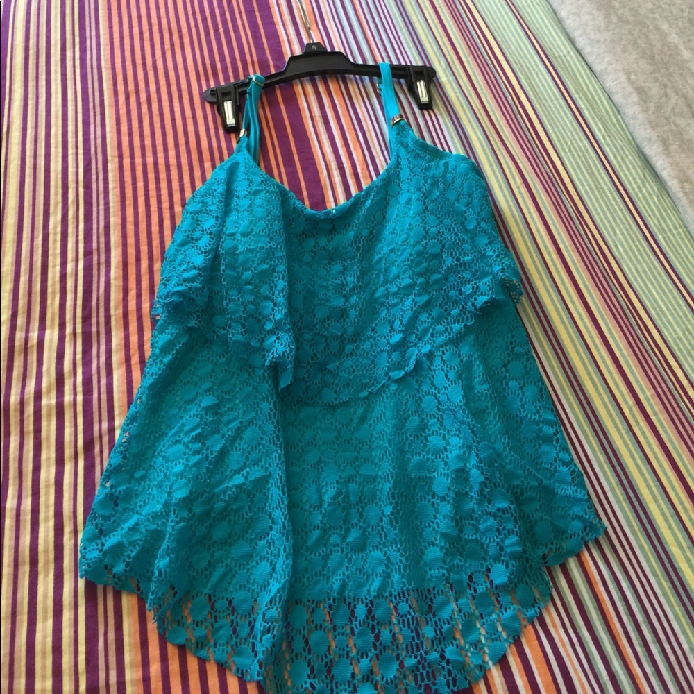 24 & Ocean Tankini top size M, NWOT