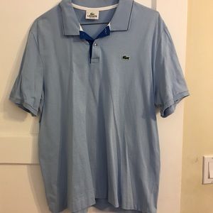 Light Blue SS Lacoste Shirt