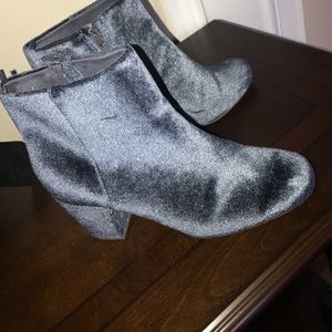 Suede booties