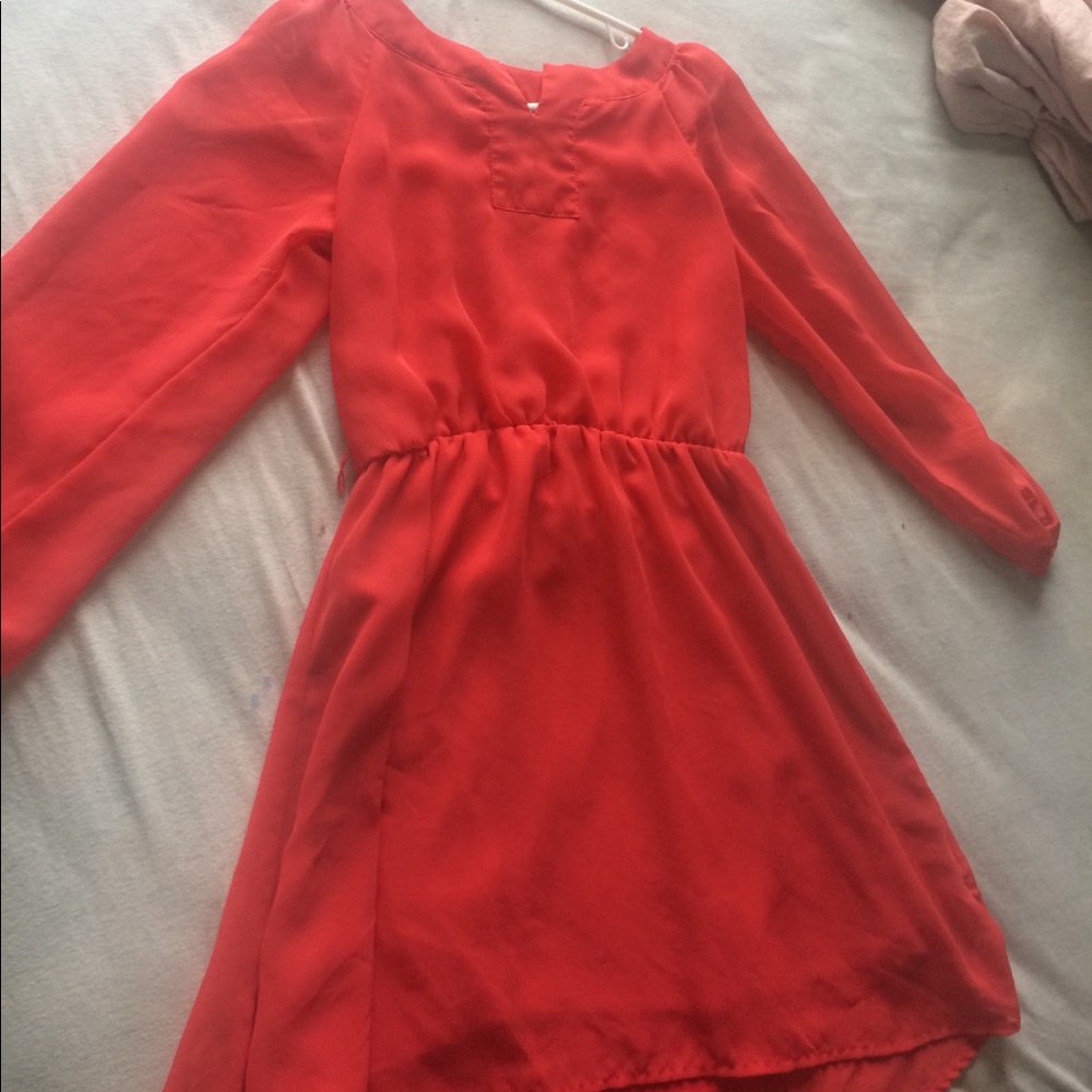 Red dress