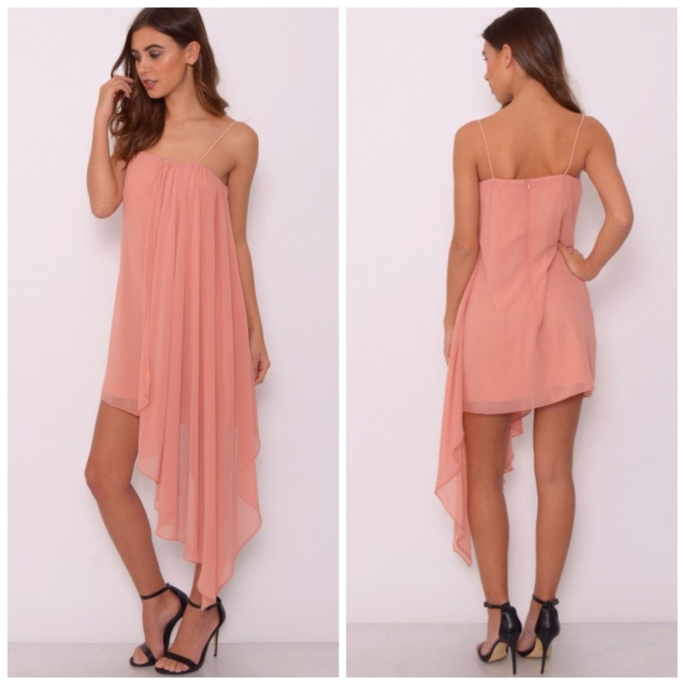 NWT Blush Ruffle Dress