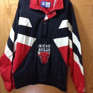 Vintage Starter Chicago Bulls pullover windbreaker