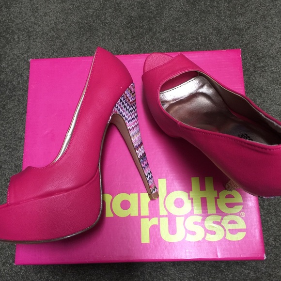 Charlotte Russe Shoes - NWOT pink pumps